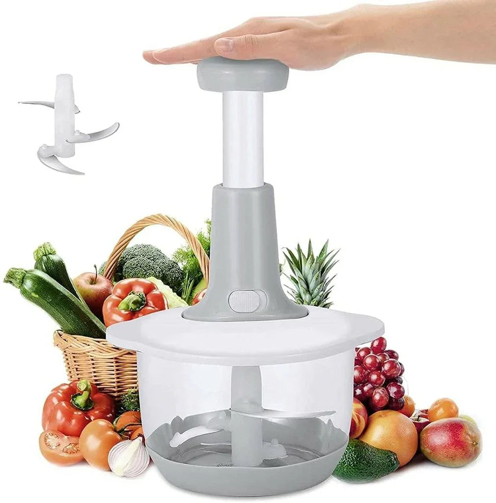 Manual Hand Push Chopper | 1.5 L